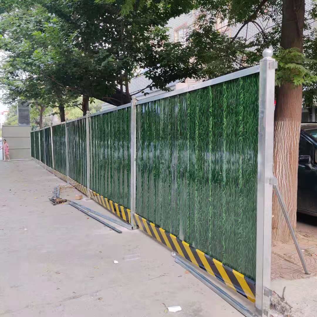 洛阳市老城区小石桥后街彩钢围挡-amjs澳金沙门线路首页实业洛阳围挡厂家