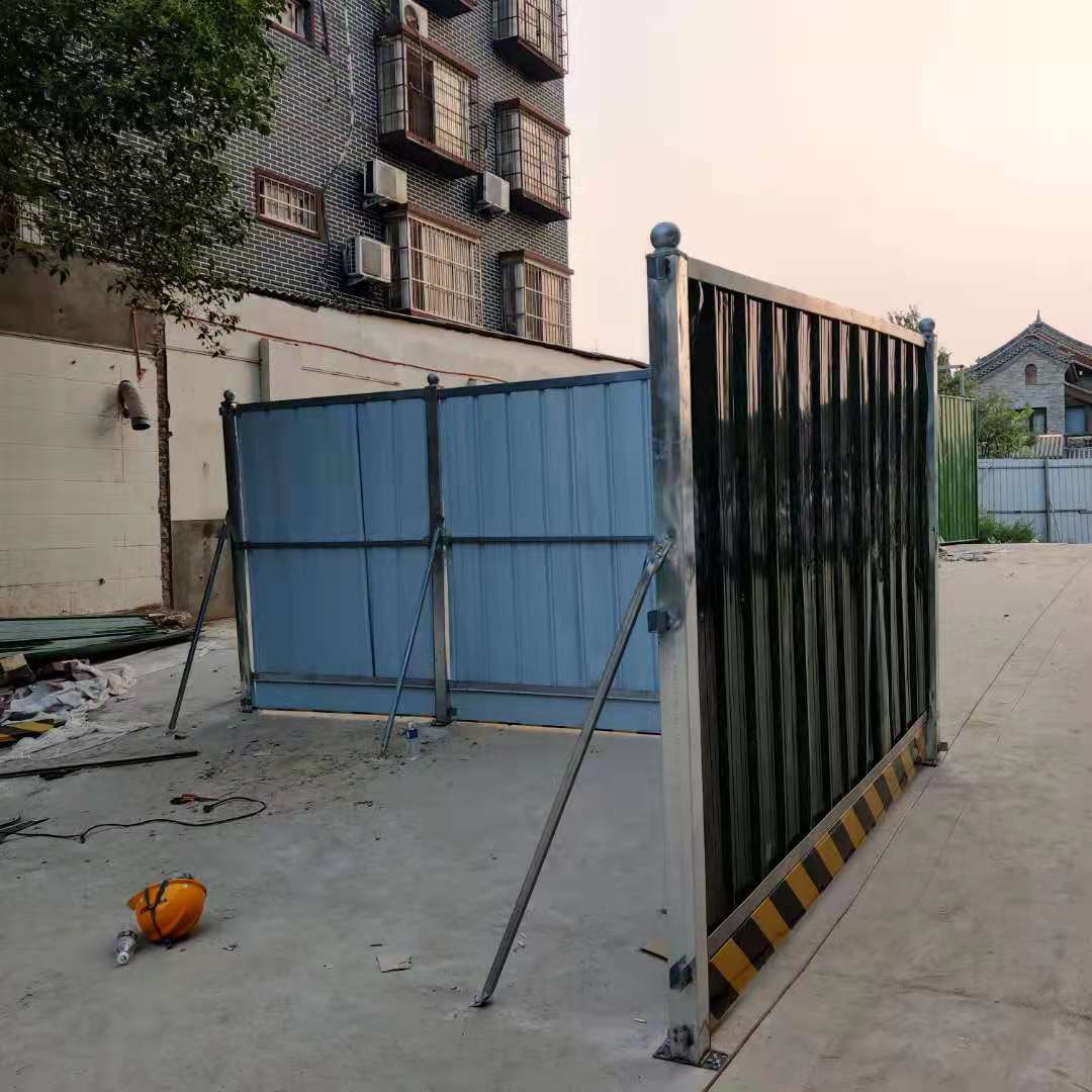 洛阳市老城区小石桥后街彩钢围挡-amjs澳金沙门线路首页实业洛阳围挡厂家