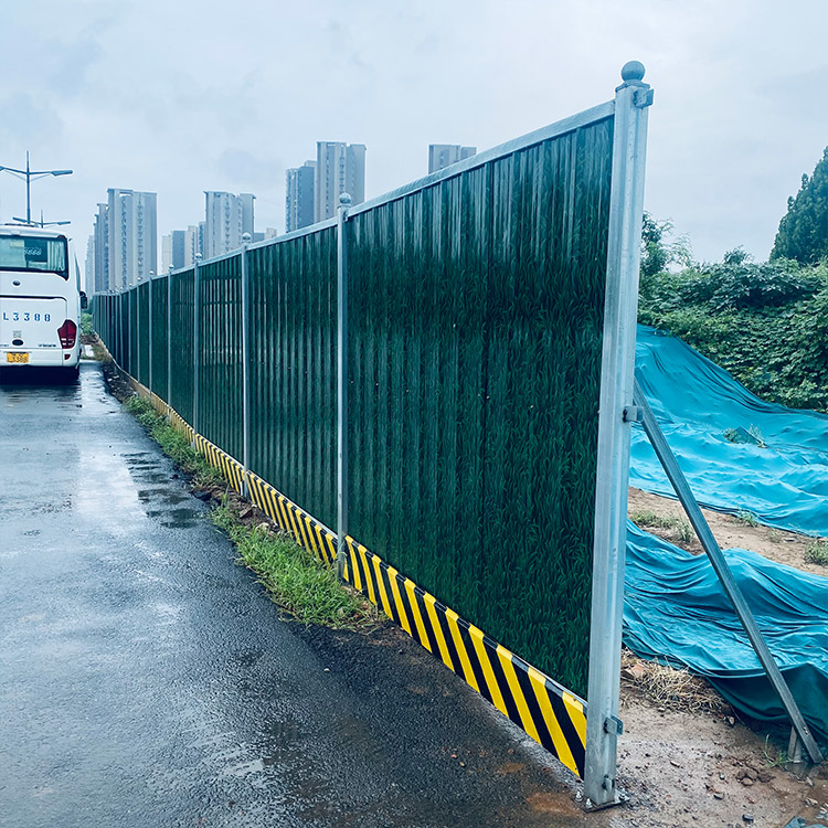 洛阳市涧西区瀛洲路装置彩钢围挡-amjs澳金沙门线路首页实业洛阳围挡厂家