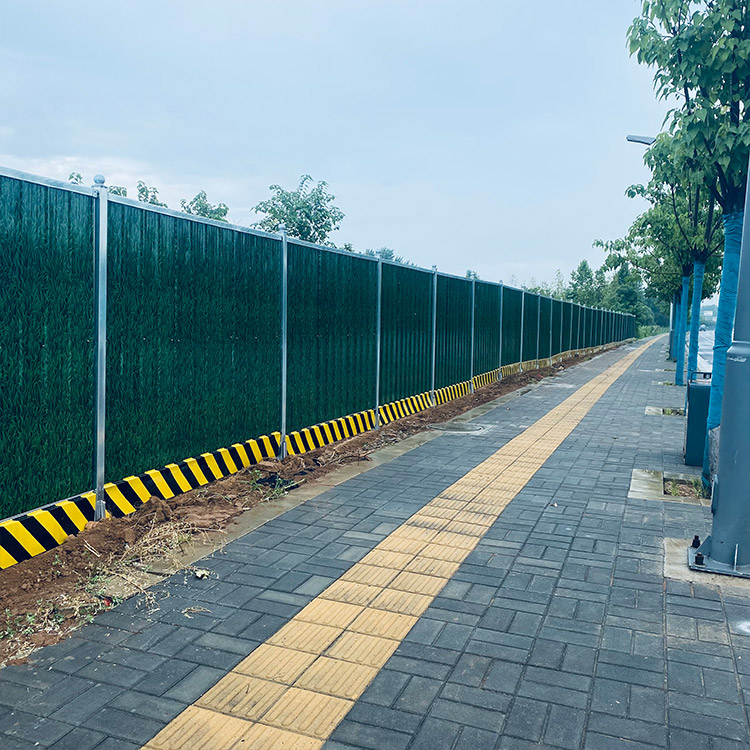 洛阳市涧西区瀛洲路装置彩钢围挡-amjs澳金沙门线路首页实业洛阳围挡厂家