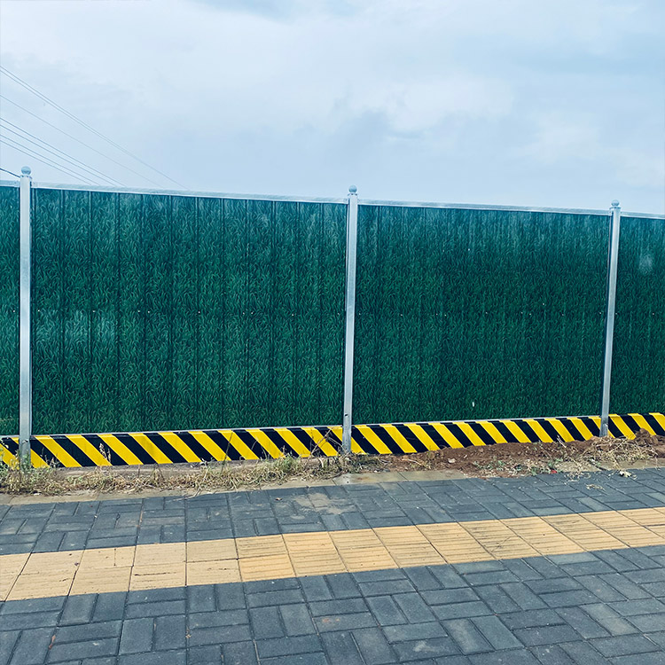 洛阳市涧西区瀛洲路装置彩钢围挡-amjs澳金沙门线路首页实业洛阳围挡厂家