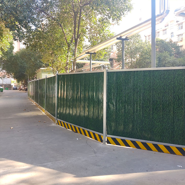 洛阳市洛龙区龙富小区刷新项目装置彩钢围挡-amjs澳金沙门线路首页实业洛阳围挡厂家
