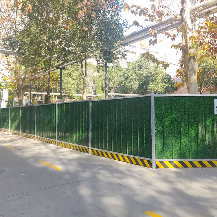 洛阳市洛龙区龙富小区刷新项目装置彩钢围挡-amjs澳金沙门线路首页实业洛阳围挡厂家