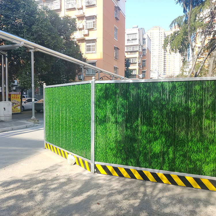 洛阳市洛龙区龙富小区刷新项目装置彩钢围挡-amjs澳金沙门线路首页实业洛阳围挡厂家