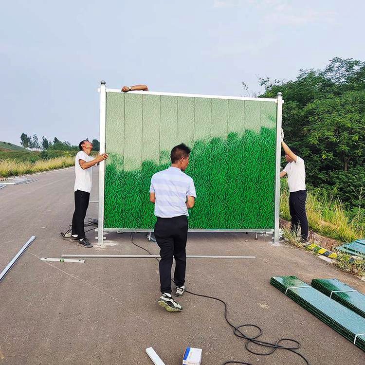成都工地用绿色新型3米围挡-amjs澳金沙门线路首页实业洛阳围挡厂家