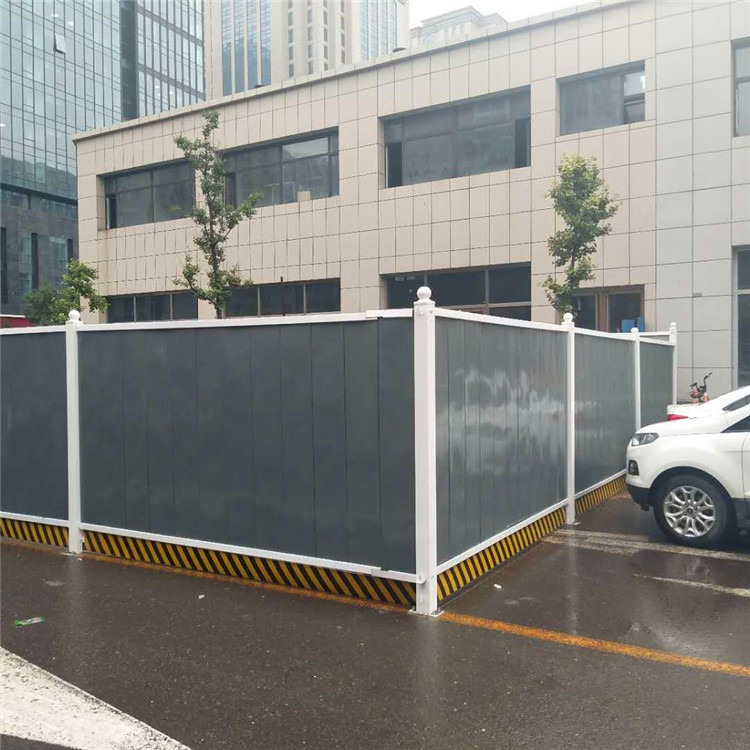 太原市尖草坪区不锈钢工业园区灰色彩钢围挡装置案例-amjs澳金沙门线路首页实业洛阳围挡厂家